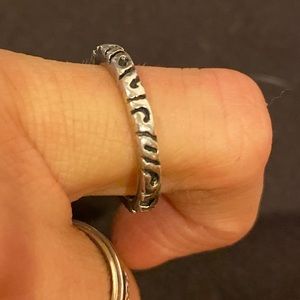 Silpada silver band ring